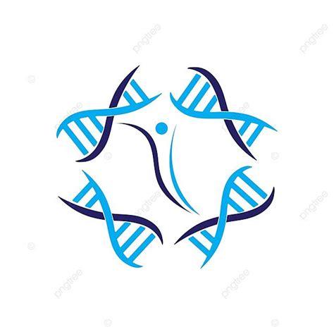 Ilustrasi Dna Manusia Logo Vektor Perawatan Bio Informatika Dna Vektor ...