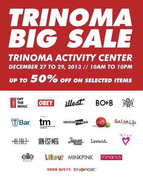 Vans, Obey, Team Manila Big Sale @ Trinoma Activity Center December ...