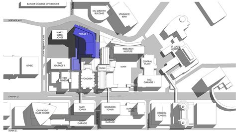 Methodist hospital map - Methodist hospital Houston map (Texas - USA)