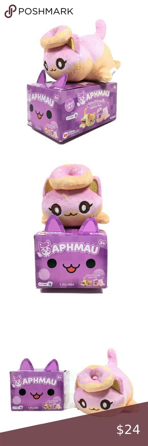 Aphmau MeeMeows Plush Donut Cat 1 Pack Litter 1 in 2022 | Donut cat ...