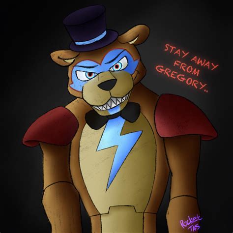 FNAF Security Breach Freddy Fazbear Fanart by me, follow my instagram ...