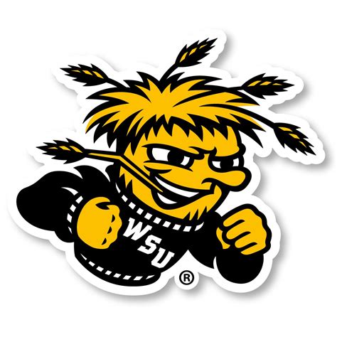 Wichita State Shockers Vinyl Mascot Decal Sticker - Etsy