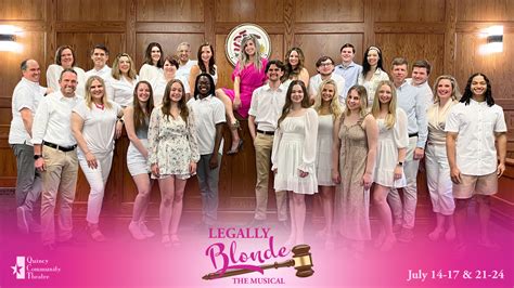 Meet the Cast of LEGALLY BLONDE THE MUSICAL! - Quincy Community Theatre