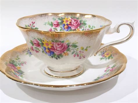 Royal Albert Tea Cup and Saucer, Antique Teacup, Floral Tea Cups, Tea ...