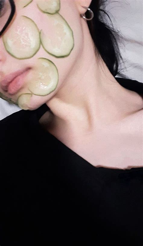 cucumber face mask skincare