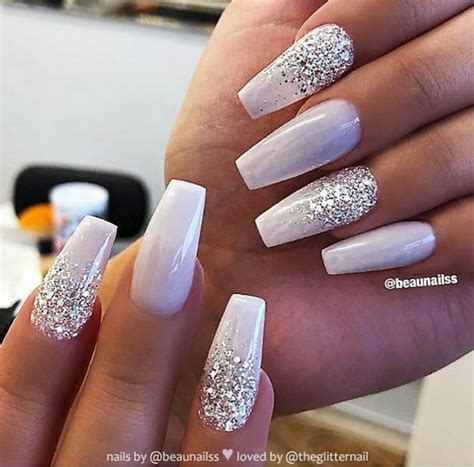 30+ Fabulous Winter Coffin Nail Designs For 2020 - The Glossychic