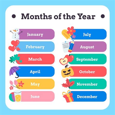 Months year labels Vectors & Illustrations for Free Download | Freepik