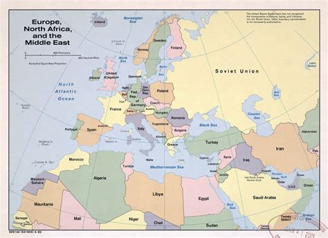 Blank Map Of Europe and Middle East Map Of Europe Middle East and north ...