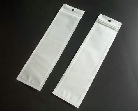 5*18 cm white Clear zipper Plastic Retail Package bag,Ziplock Zip Lock ...