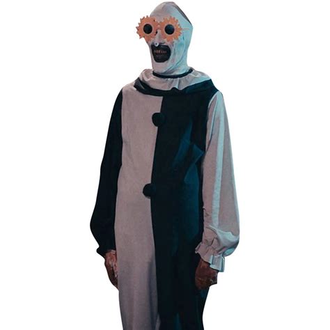 Get Terrifier 2 2022 Art the Clown Halloween Costume | Jumpsuit Costume