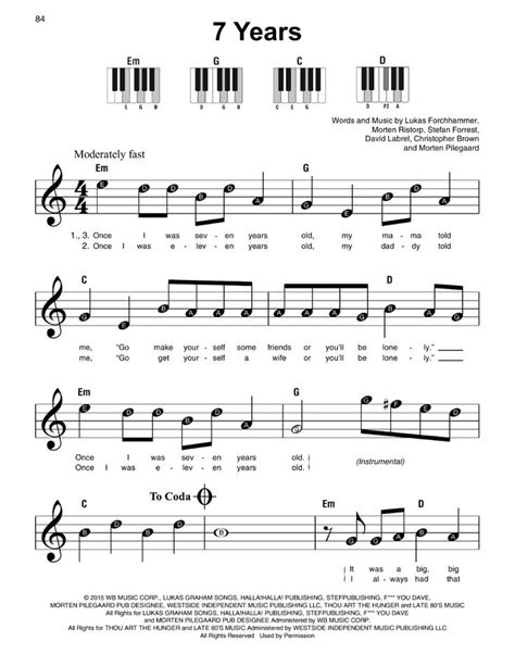 Easy Piano Letter Notes Havana References | arpita2607