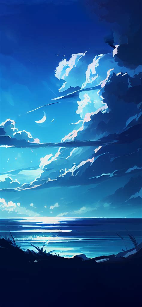 Blue Ocean Anime Wallpapers - Wallpaper Cave