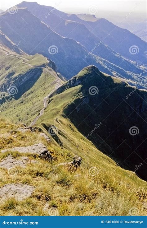 Volcanos auvergne stock photo. Image of spectacular, nature - 2401666