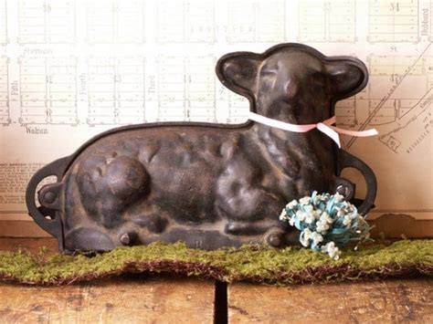 Vintage Cast Iron Easter Lamb Cake Mold by CopperAndTin on Etsy