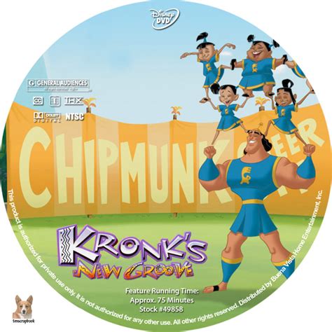 Kronk's New Groove dvd labels (2005) R1 Custom