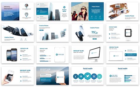 Business Graph Presentation PowerPoint template for $19