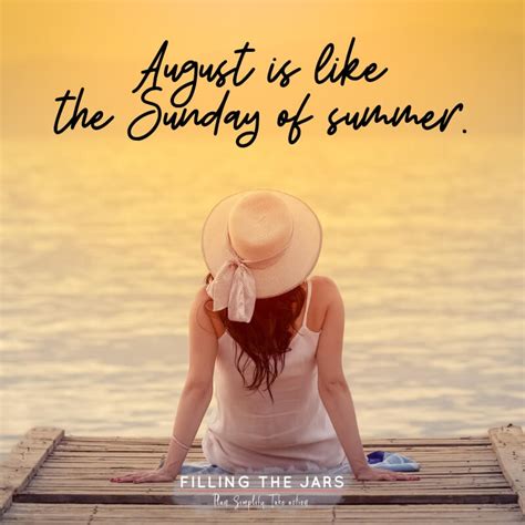 9 Unforgettable Last Days of Summer Quotes for August | Filling the Jars