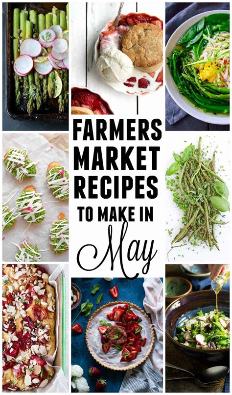 15 farmers market recipes to make in May | Rhubarbarians