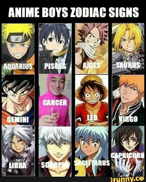 Which Anime Character Is Your Zodiac Sign : Zodiac sign | Anime Amino ...