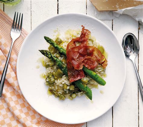 Asparagus Risotto with Parma Ham - Amsterdam Flavours