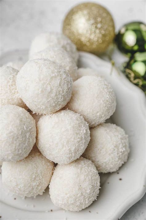 Easy Coconut Balls Recipe - 3 Ingredients only - Sweetly Cakes