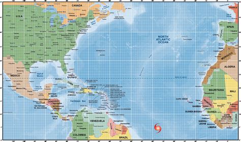 Atlantic Hurricane Tracking Map - Creative Force