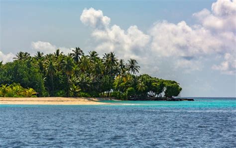 Green island. beach view. stock image. Image of calm - 131701297