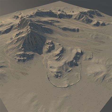 3d mountain maps terrain