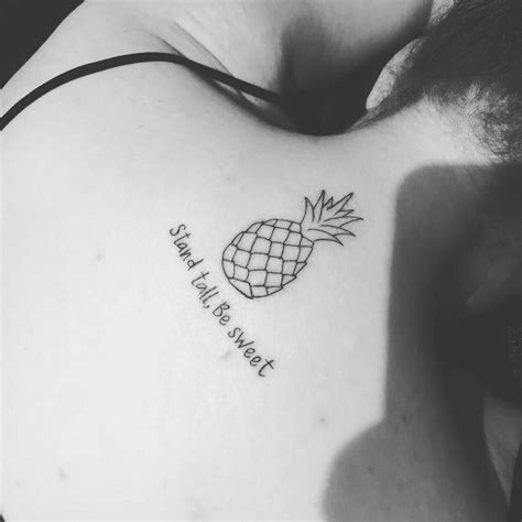 12 Pineapple Tattoo Ideas For Gals Who Are Prickly on the Outside but ...