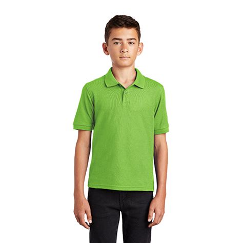 Youth Short Sleeve Polo – LIME – Rolesville Charter Academy