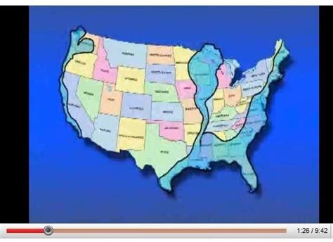 Map Of The United States Edgar Cayce Future Map Of The United States ...