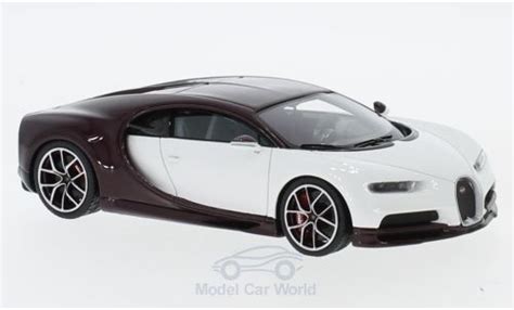 Diecast model cars Bugatti Chiron 1/43 Look Smart white/purple ...