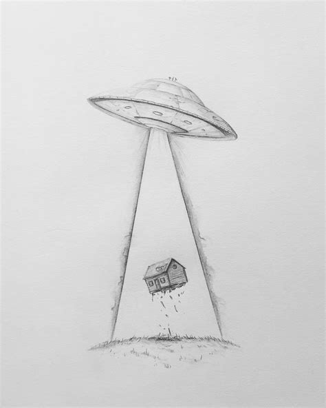 Abducted. #illustration #drawing #sketchbook #ufo... | Sam Lyne