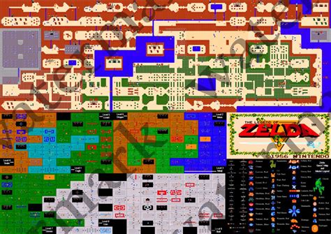 Legend Of Zelda Map With Secrets - Maping Resources