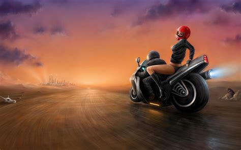 Download Artistic Motorcycle Wallpaper