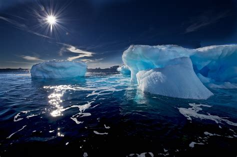 Ice Glacier Underwater