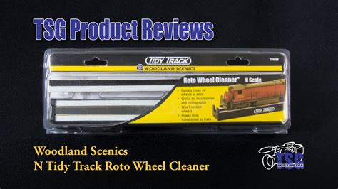 N Scale Tidy Track Wheel Cleaner Product Review - YouTube