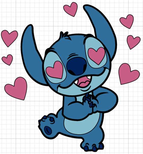 Stitch SVG Vector Layered Disney Cricut Silhouette Cut - Etsy UK