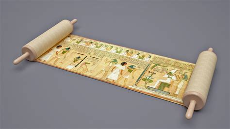 3D egyptian book dead papyrus model - TurboSquid 1317886