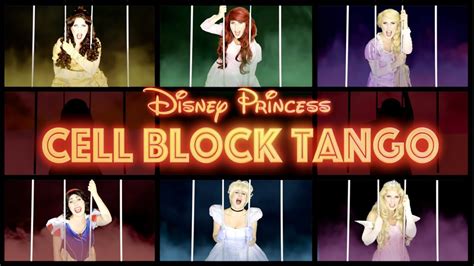 DISNEY PRINCESS CELL BLOCK TANGO (A Disney princess parody) - YouTube