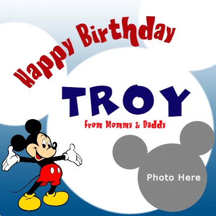 Birthday Banners | Mickey Mouse Template | Custom Graphix