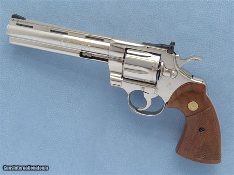 Colt Python, 6 Inch Nickel, Cal. .357 Magnum SALE PENDING