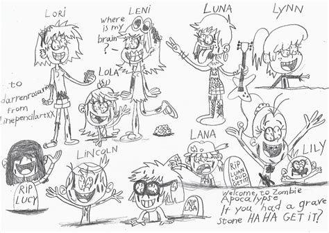 The Loud House zombie by LinePencilArtXX on DeviantArt