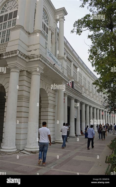 Connaught Place shopping complex in New Delhi, India was built by the ...