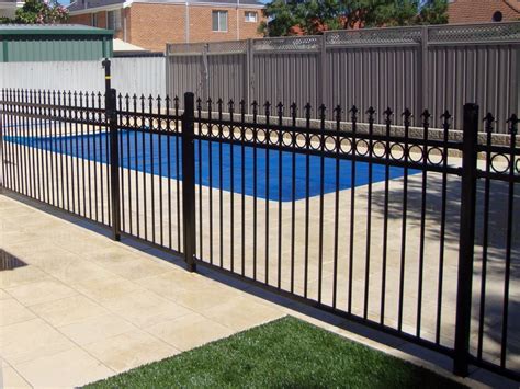 Pool Fence Panel House Garden Aluminum Pool Fence Panel with Picket ...