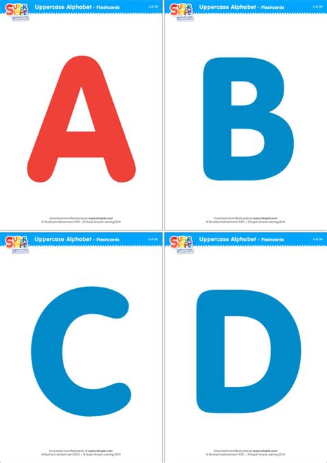 English Alphabet Flashcards Digital Toys & Games Learning & School ...