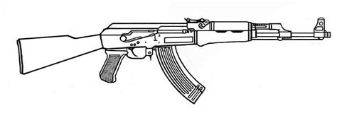 Drawing of an AK-47, could use this for inspiration. Ak47 Tattoo, S ...