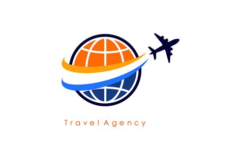 Travel Agency Logo Template | Illustrator Templates ~ Creative Market