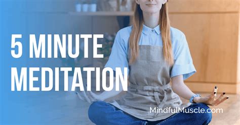 How to Meditate: 5-Minute Mastery - Mindful Muscle