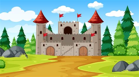 Castle Background Vector Art, Icons, and Graphics for Free Download